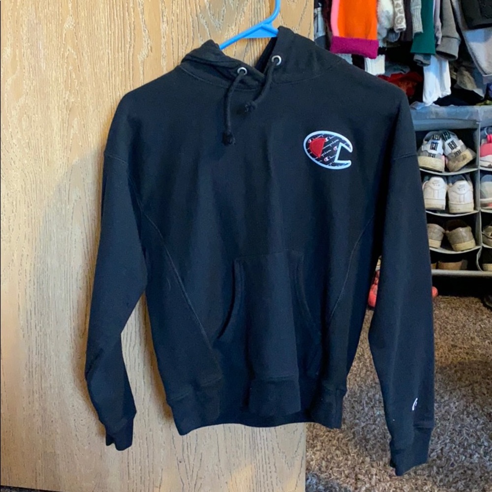 black hoodie